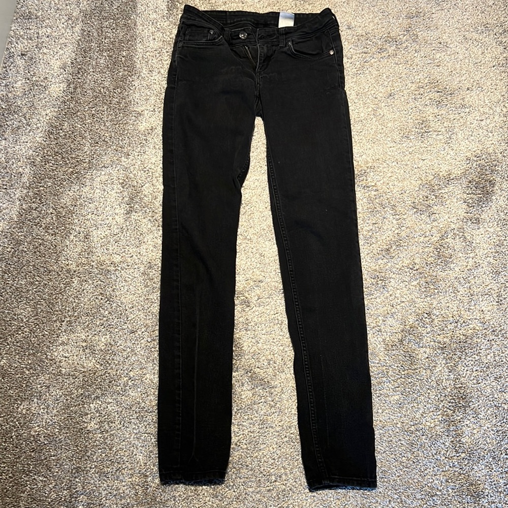 H&M black jeans! Size 26!
